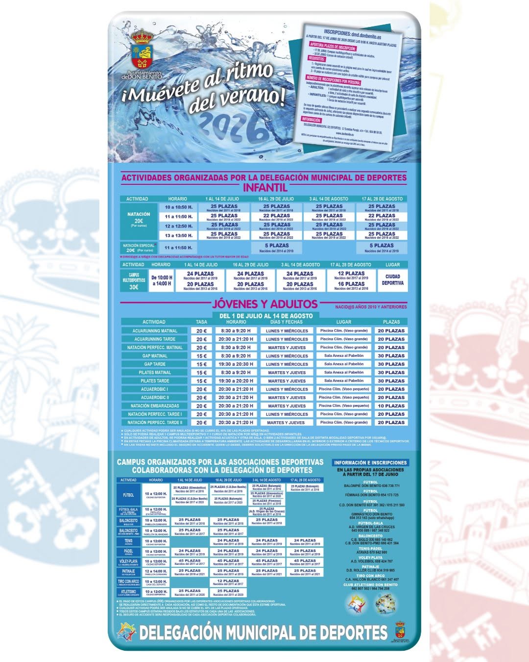 actividades deportivas