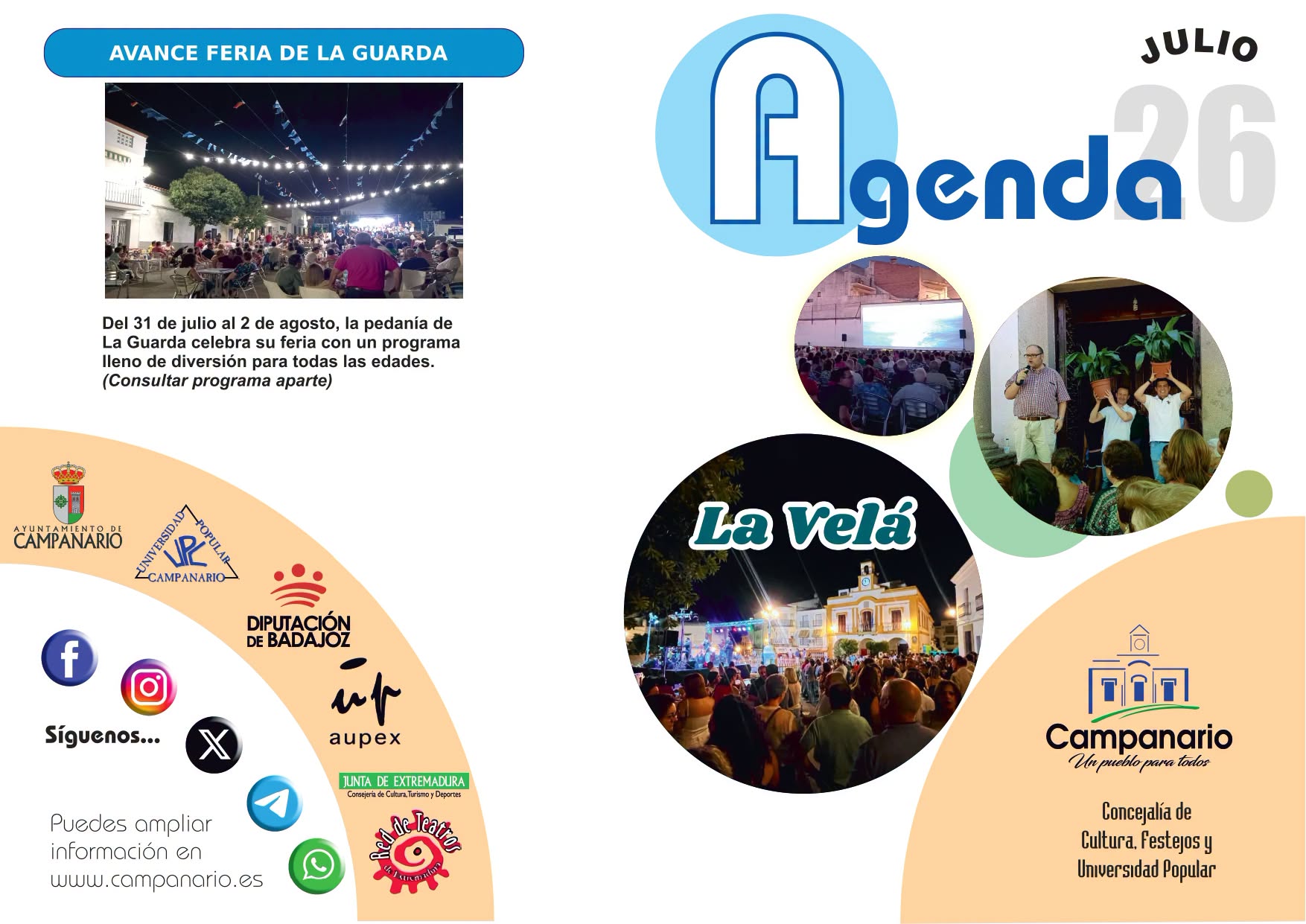 agenda cultural campanario