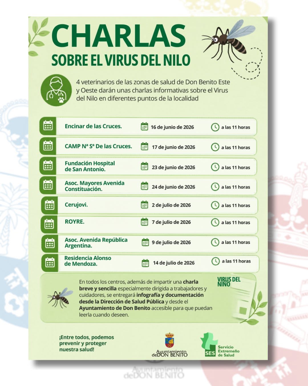charlas virus nilo