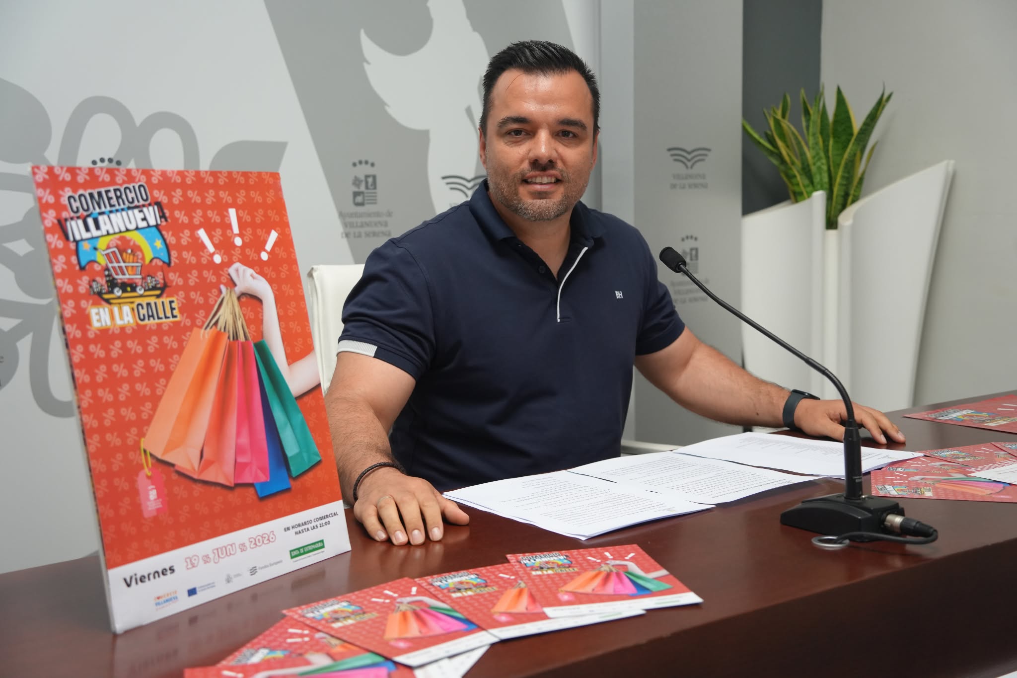david diaz concejal comercio villanueva de la serena