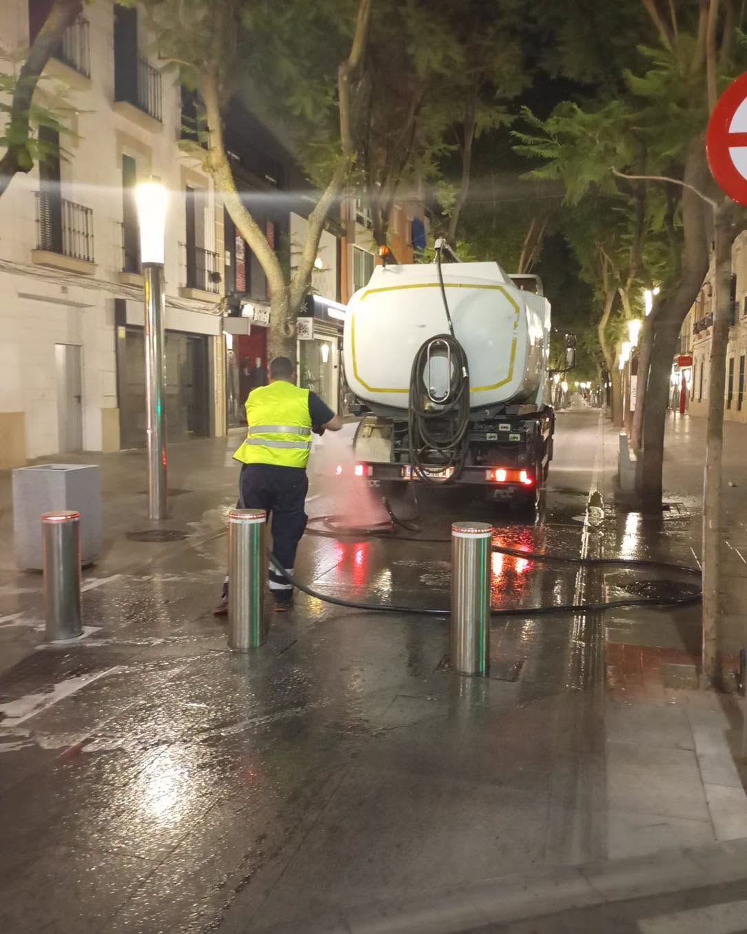 limpieza nocturna