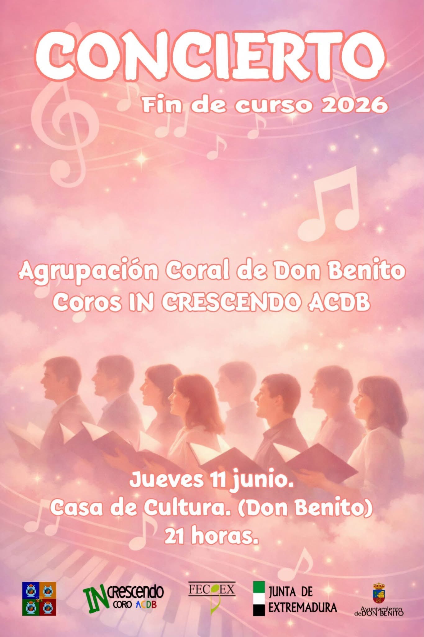 cartel concierto coros