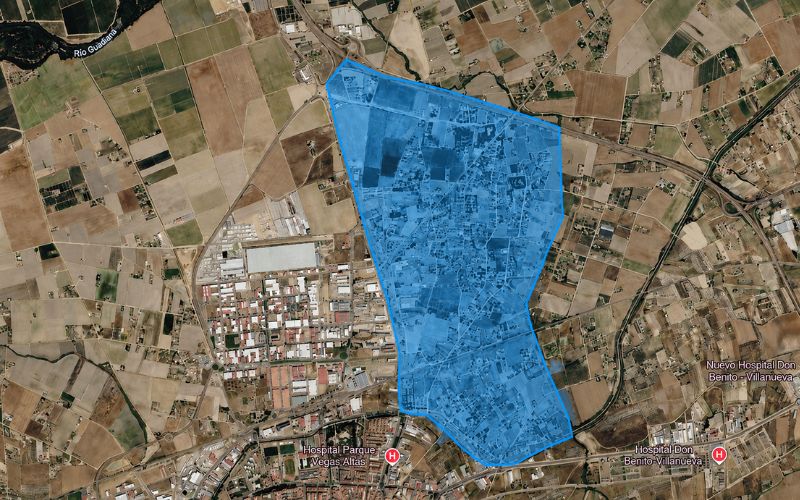 plano de las arenas