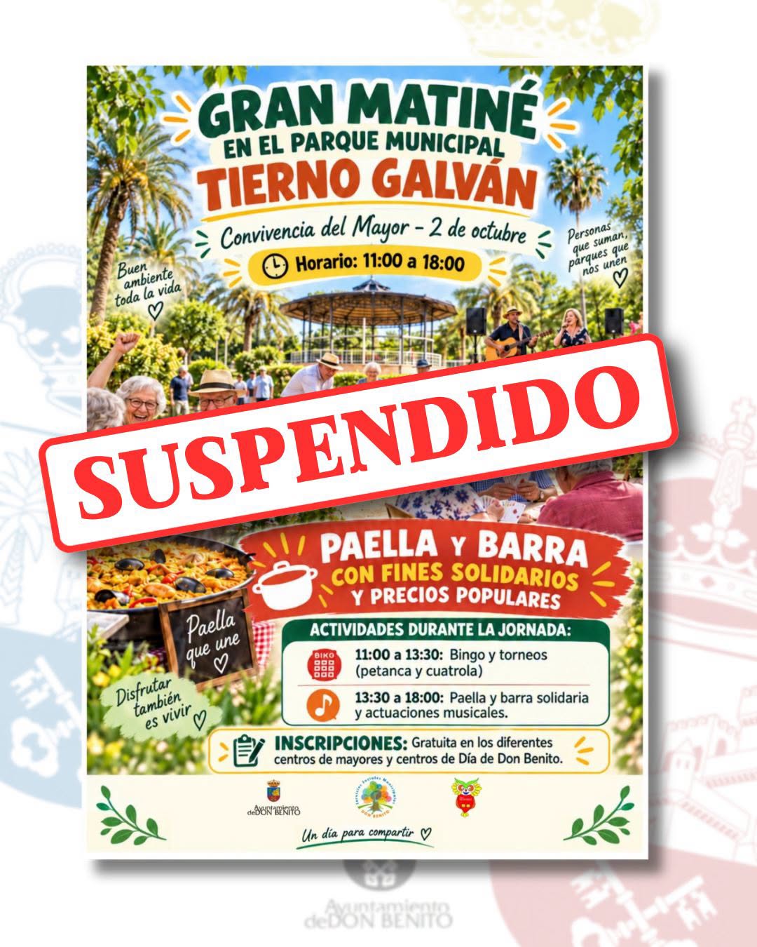 matine suspendida