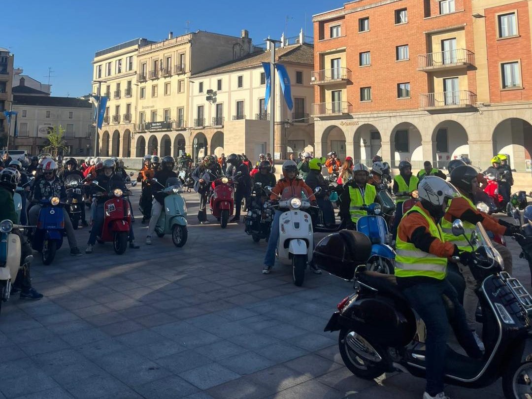 vespas en Don Benito