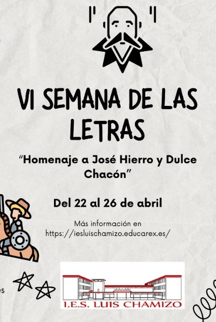 VI semana de las letras del luis chamizo