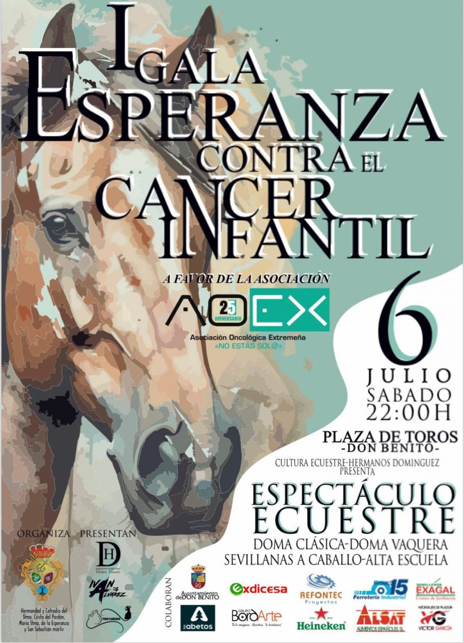 cartel caballos
