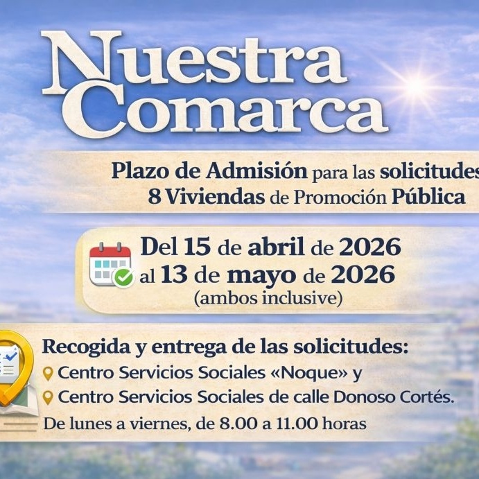 Plazo de Admisión para las solicitudes de 8 Viviendas de Promoción ...