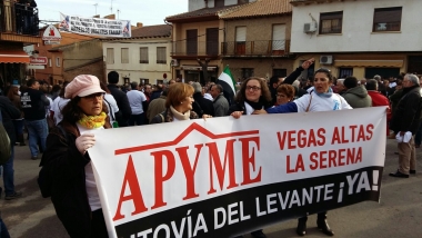 apyme en la manifestación de puebla de don rodrigo