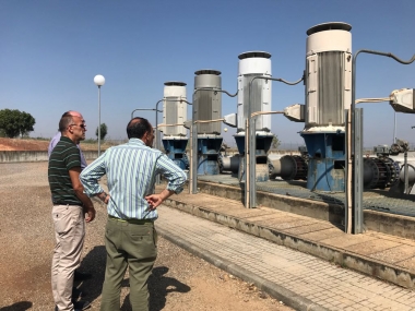 visita de Mejías a la comunidad del Zújar