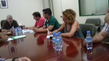 Un instante de la reunión