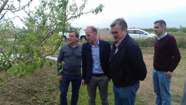visita para ver daños de las tormentas