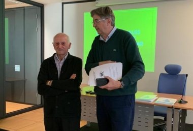 presidente entrante y saliente del Zújar
