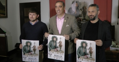 presentación del concierto de Ara Malikian