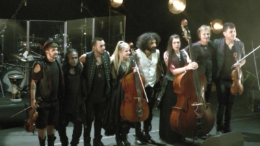 ara malikian y su banda en el teatro romano de Medellín