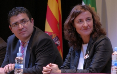 alcalde de La Haba y alcaldesa de Sant Cugat