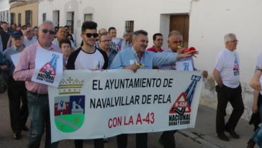 manifestación Santa Amalia