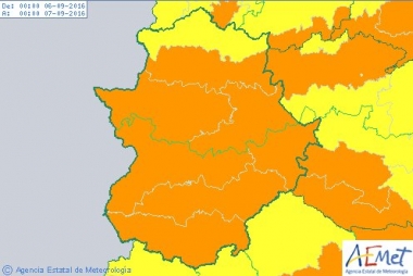 mapa alerta naranja 6 septiembre