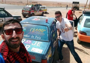 peleños en rally marruecos