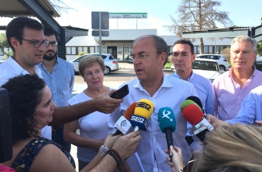 monago en el hospital Don Benito-Villanueva