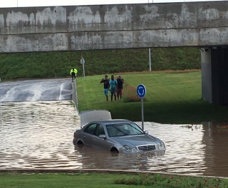 coche atrapado
