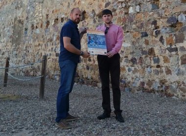 presentación del acto de gladiadores