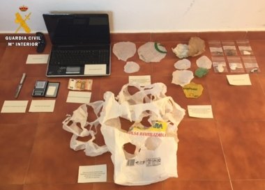 droga intervenida en casas de don pedro
