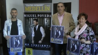 presentación del concierto de Miguel Poveda en Medellín