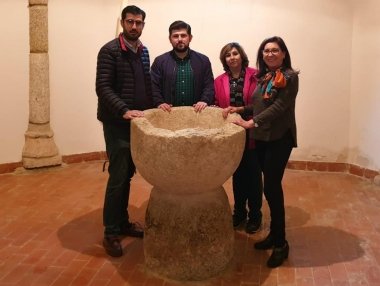 pp con la pila bautismal de hernán cortés