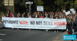 manifestacion plataforma hospital 25 octubre