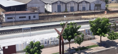 via del tren en Villanueva