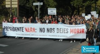 manifestacion plataforma hospital 25 octubre