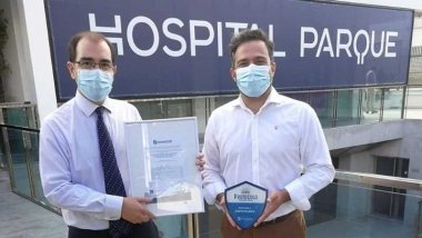 jose carlos fuentes recoge certificado protocolo covid