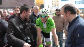 Daniel Sánchez Cidoncha en la llegada