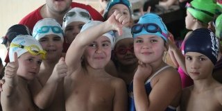 Benjamines del club de Salvamento Tiendas Pavo