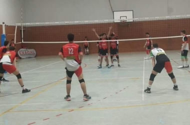chicos voleibol