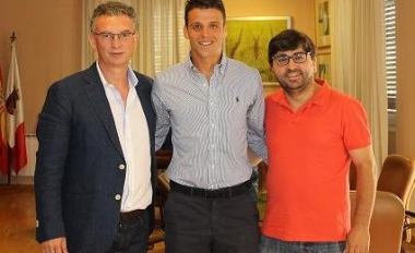 Jesús Gil en el despacho del Alcalde