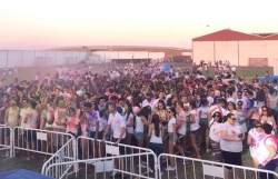 fiesta holi en Don Benito