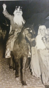 El Rey Melchor a caballo