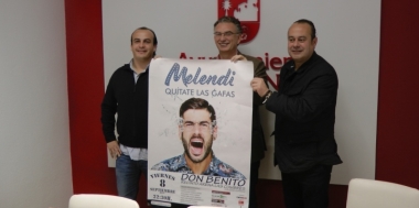 presentación del concierto de Melendi