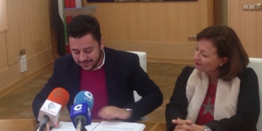 Luis Sauceda en rueda de prensa