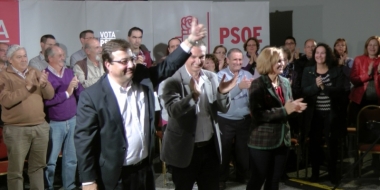 Acto del PSOE en Don BEnito
