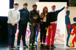 Club Salvamento en los premios Alabán