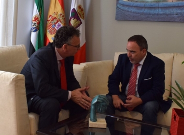 quintana con el director de turismo