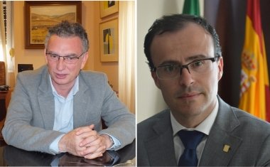 alcaldes de Villanueva y Don Benito