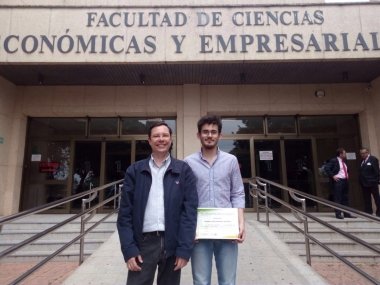 manuel labao antunes y su profesor Óscar Bohoyo