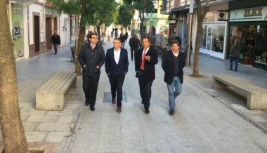 visita a las obras de la Avenida de Don Benito