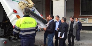 presentación de la barredora de Don Benito