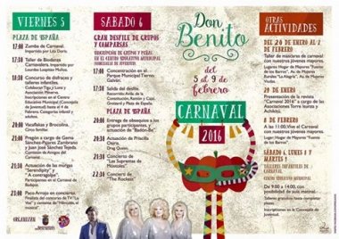 Programación del Carnaval