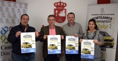 alcalde y asociación de comercio de Don Benito
